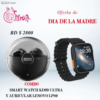 Combo de reloj y auricular inalámbrico