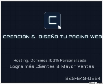 Creación   diseÑo tu pagina web