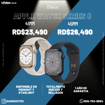 Vendo apple watch series 8 41mm 45mm gps sellados nuevos