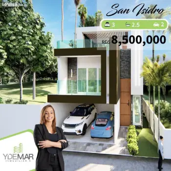 Apartamento en sector sde - san isidro 3 habitaciones 2 parqueos