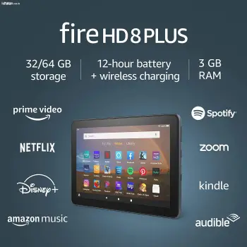 Amazon fire hd 8 plus 32 gb de almacenamiento