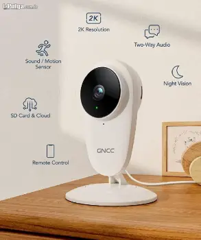 Camara de seguridad wifi 2k quad hd para interior