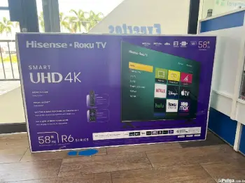 Smart tv hisense de 58 pulgadas con sistema andrid