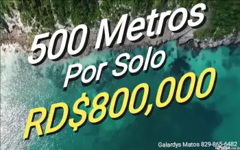 Solares de 500 metros en rd800000 en baní proyectos para fincas