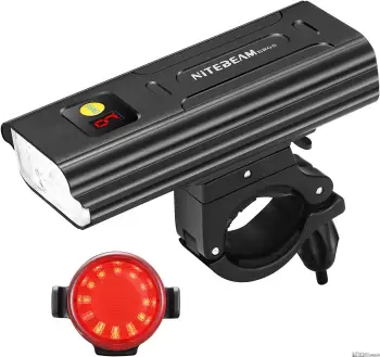 Luz delantera y trasera para bicicletas 1600 lumenes