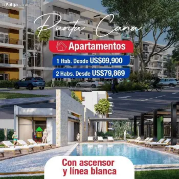 Tu apartamento en punta cana. entrega en diciembre 2024