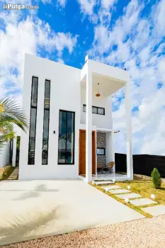 Venta de casa en punta cana proyecto palmera respiral