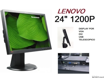 Lenovo thinkvision lt2452p 24 widescreen led 1200p 16x10 4500