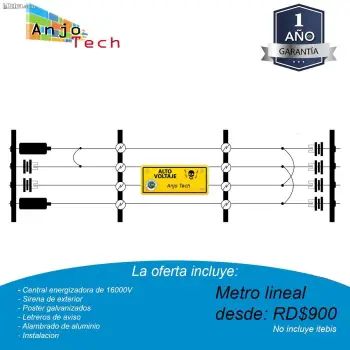 Instalación de cerco eléctrico