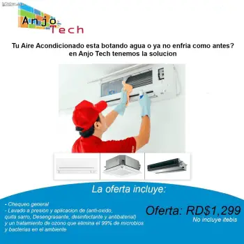 Oferta mantenimiento de aire acondicionado