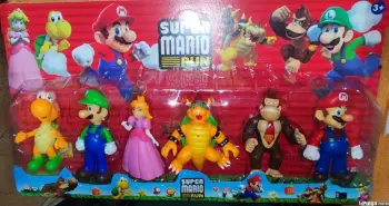 Set de mario bross super mario run 6 figuras