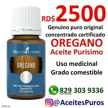 Doterra young living aceite puro medicinal de orégano