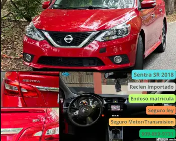 Nissan sentra sr 2018 gasolina