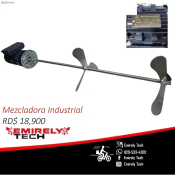 Mezcladora motor agitador batidora electrica industrial de liquidos