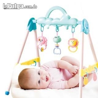 Columpio gimnasio gym para bebe baby fitness frame juguete musical reg