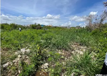 Se alquila solar 275 mts solar de esquina santo domingo este