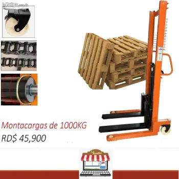 Montacargas grua guinche carretilla elevadora manual hidráulica de 10