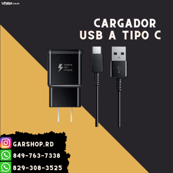 Cargador usb a tipo c