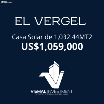 Vendo casa solar ideal para proyecto