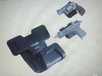 Soporte magnetico para arma. usado en buen estado