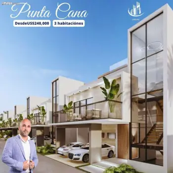 Villas de 3 habitaciones en bávaro punta cana