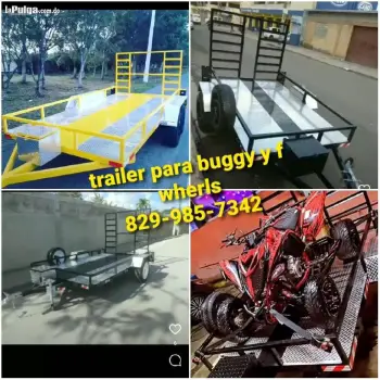 Trailer buuggy f wherls en higey