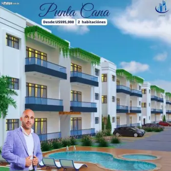 Apartamento en sector punta cana - punta cana 2 habitaciones 1 parqueo