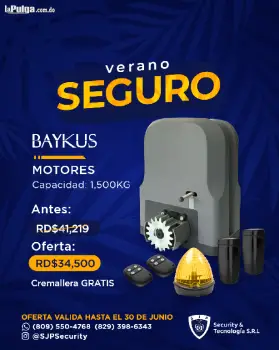 Oferta motor para portones 1500kg en la romana