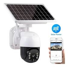 Camara wifi de exterior ptz solar