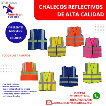 Tenemos chalecos reflectivos de seguridad