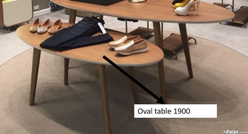Mesa ovalada de 1.90 metros oval table 1900