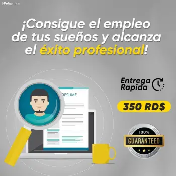 Creamos tu currículum profesional