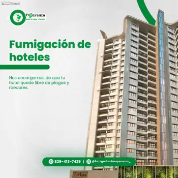 Fumigación para hoteles y cabañas