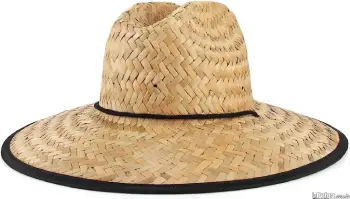 Sombrero playero paja panama billabong quiksilver rafia caqui ajustabl