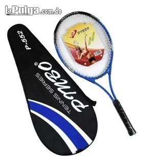 Raqueta de tenis pimbo funda aleacion en aluminio de calidad