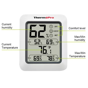 Termometro digital humedad y temperatura