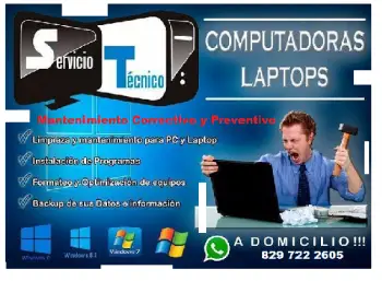 Soporte y servicio informatico para oficinas y hogares