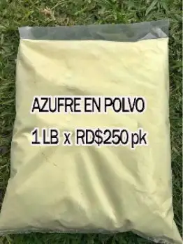 Azufre en polvo