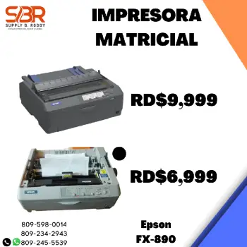 Impresora matricial 890