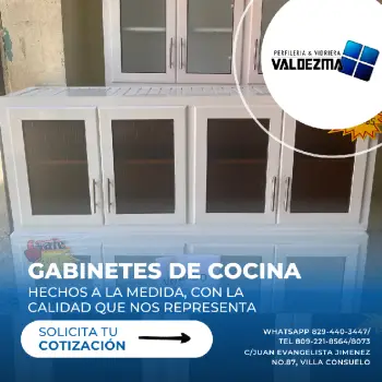 Gabinetes para tu cocina