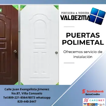 Puertas polimetalicas