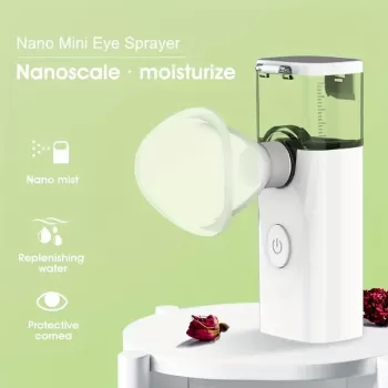 Nano mini usb de carga para el cuidado de los ojos pulveriza