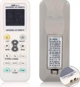 Control para aire acondicionado universal.