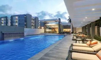 Residencial en punta cana con piscina y restaurante