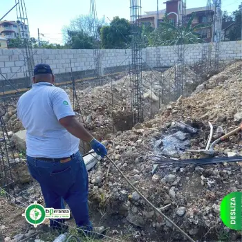 Fumigación zapatas construcción o cimientos