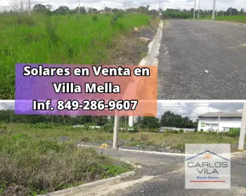 Solares en venta en villa mella