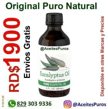 Aceite puro esencial original de eucalipto eucaliptus