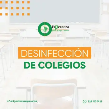 Fumigacion centros educativos colegios escuelas