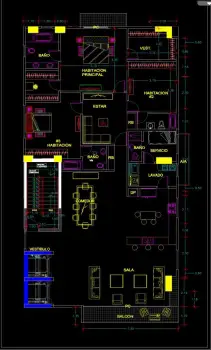 Apartamento en piantini piso 11 de tres habitaciones