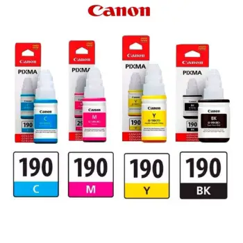 Tinta canon 190 varios colores